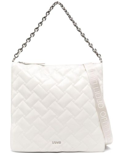 Liu Jo Borsa tote con effetto - Bianco