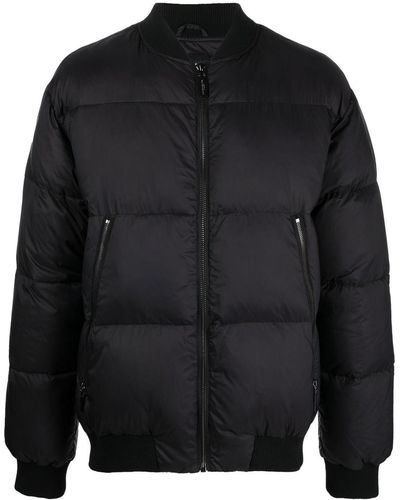 CoSTUME NATIONAL Zip-up Padded Down Jacket - Black