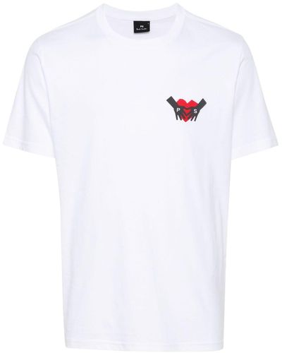 PS by Paul Smith T-shirt PS con stampa grafica - Bianco