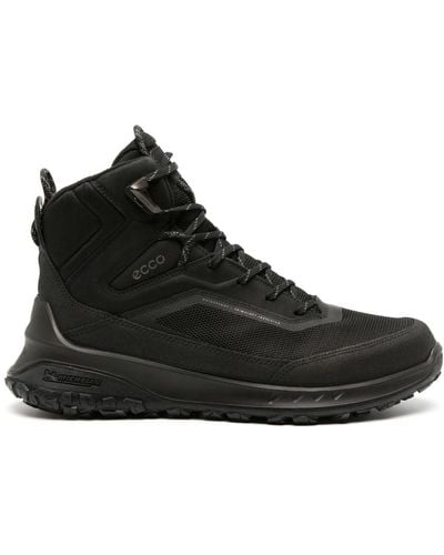 Ecco Ult-trn Leather Insulated Boots - Black