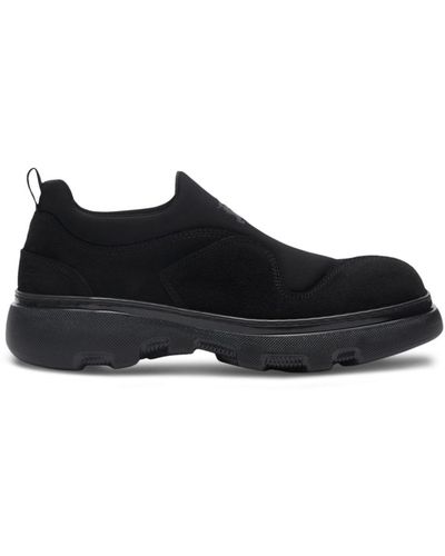 Burberry Box Slip-on Sneakers - Zwart