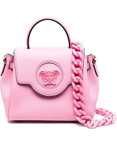 Versace Small La Medusa Handbag - Pink