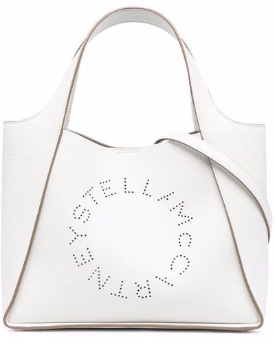 Stella McCartney Borsa tote Stella Logo - Bianco