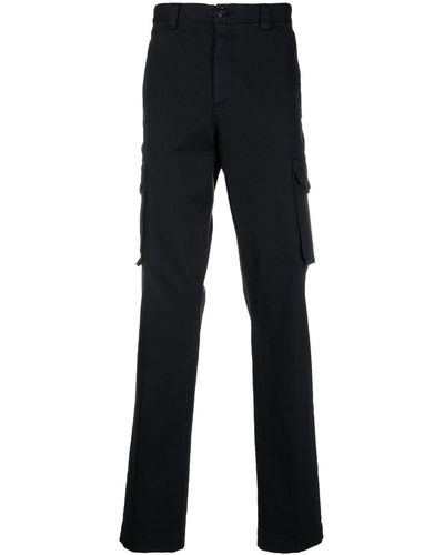 Woolrich Pantalon en coton à poches cargo - Bleu