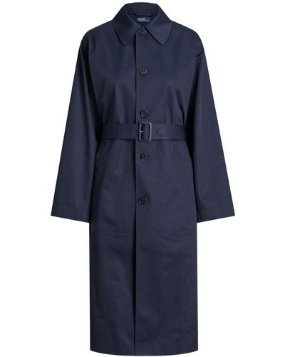 Polo Ralph Lauren Belted Trench Coat - Blue
