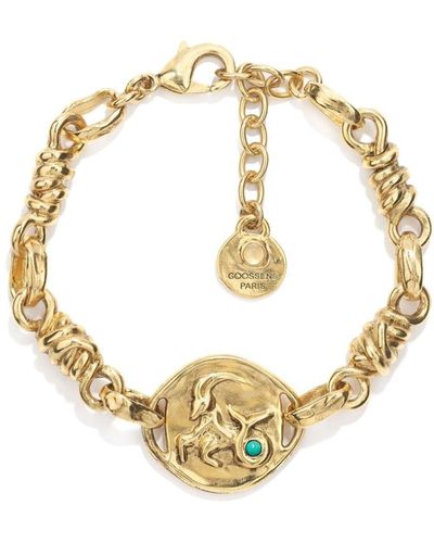 Goossens Talisman Astro Capricorn Gold-plated Bracelet - Metallic