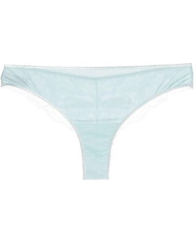 Marlies Dekkers Mariposa Butterfly Floral-lace Thong - Blue