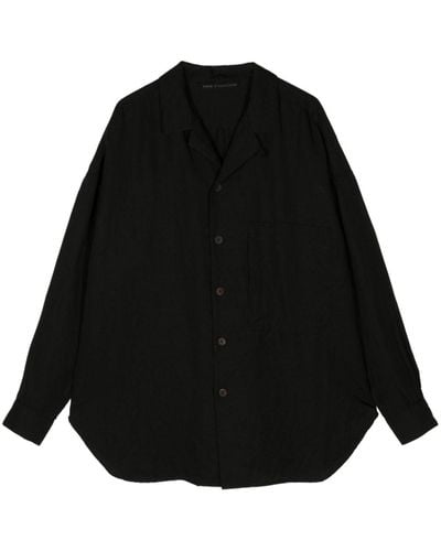 Forme D'expression Overhemd Met Lange Mouwen - Zwart