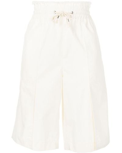 Dion Lee Shorts sportivi con coulisse - Bianco