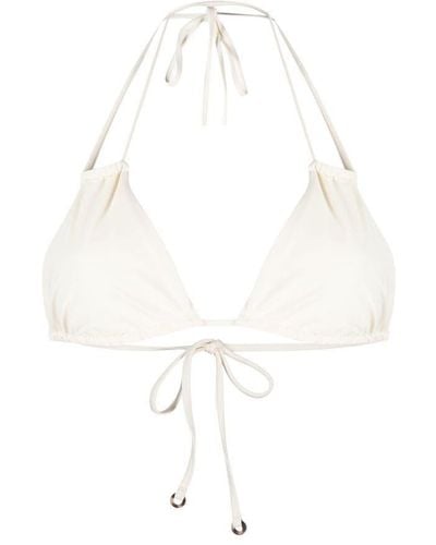 Anemos The Jane Double-string Bikini Top - White
