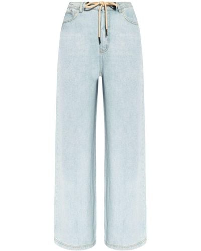 Munthe Obey Wide-leg Jeans - ブルー