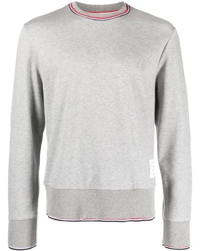 Thom Browne Cotton Sweater - Grey