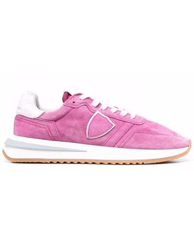 Philippe Model Tropez 2.1 Daim Lave Sneakers - Pink