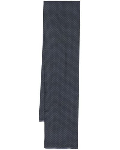 Polo Ralph Lauren Foulard en soie à imprimé graphique - Bleu