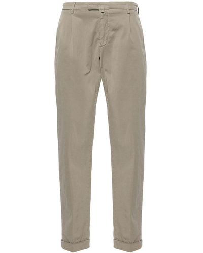 Briglia 1949 Inverted-pleat Tapered Chinos - Natural