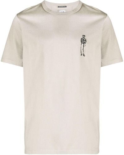 C.P. Company British Sailor Cotton T-shirt - Natural