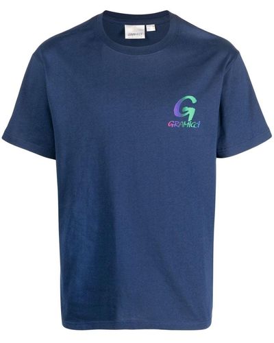 Gramicci ロゴ Tシャツ - ブルー