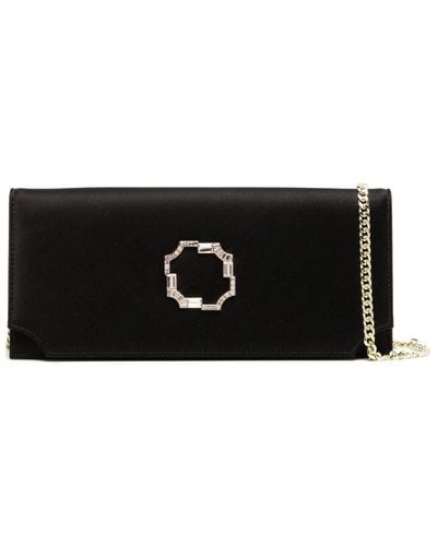 Malone Souliers Clutch Vivien - Nero