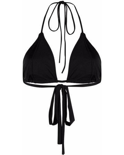 Forte Forte Halterneck Bikini Top - Black