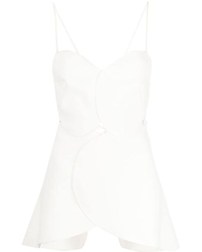 Acler Allister Cut-out Top - White