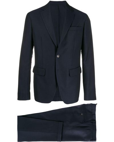 DSquared² Navy Two Button Suit - Blue