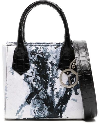 Saiid Kobeisy Sequin-embellished Mini Bag - Black