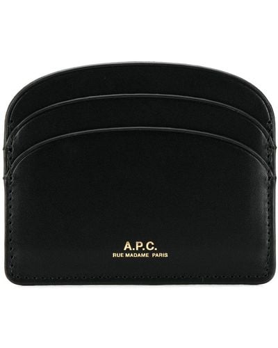 A.P.C. ロゴ カードケース - ブラック