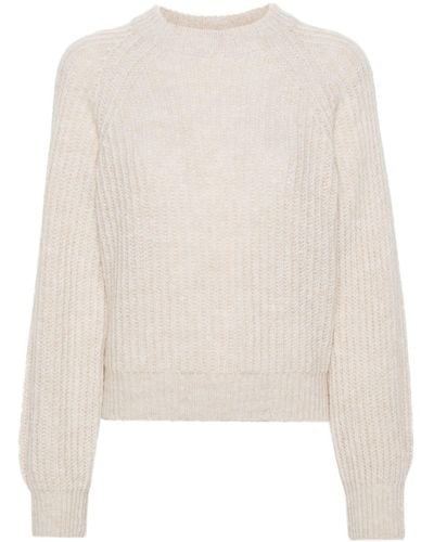 Samsøe & Samsøe Layla Chunky-knit Sweater - Natural