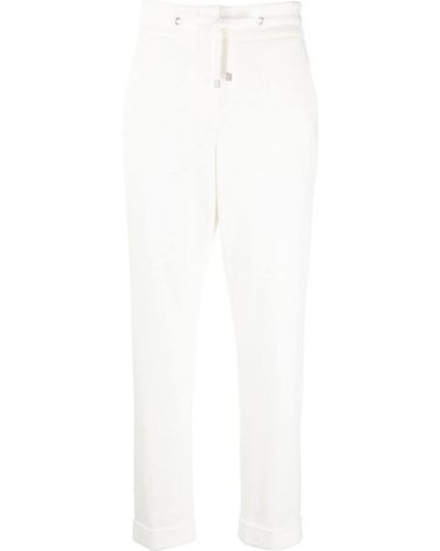 Peserico Pantalon de jogging à coupe fuselée - Blanc