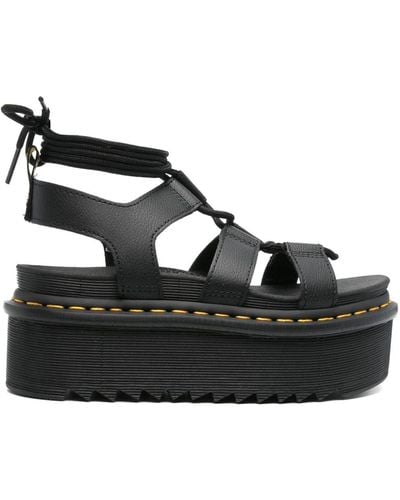 Dr. Martens Nartilla 60mm leather sandals - Negro
