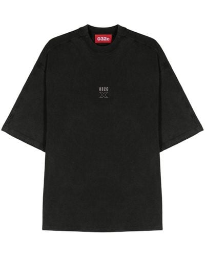 032c X Layered T-shirt - Black