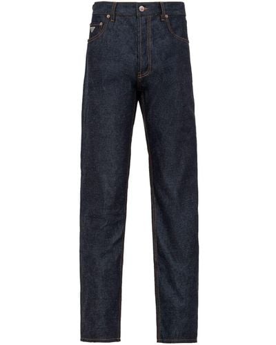 Prada Mid-rise Slim-fit Jeans - Blue