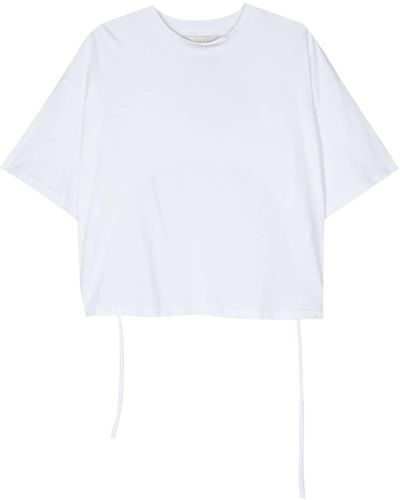 Tela Malesia T-Shirt mit Cut-Out - Weiß