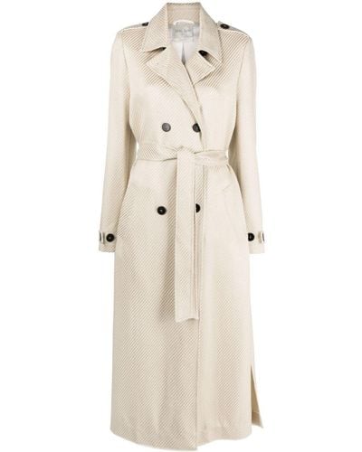 Forte Forte Double-breasted Corduroy Trench Coat - Natural