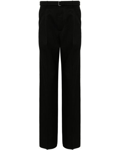 Lanvin X Future Belted Straight Trousers - Black
