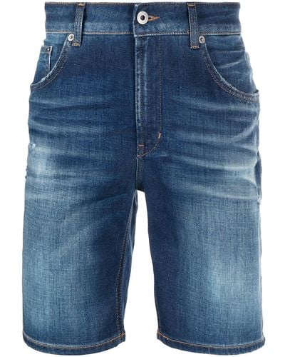 Dondup Jeans-Shorts mit Stone-Wash-Effekt - Blau