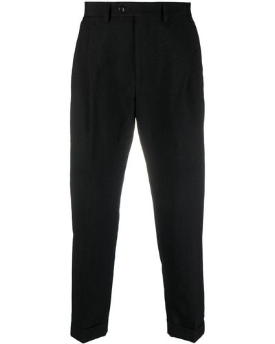 Dell'Oglio Pantalones de vestir capri - Negro
