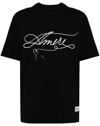 Amiri ロゴ Tシャツ - ブラック