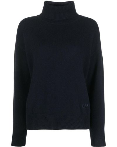 Claudie Pierlot Roll-neck Cashmere Sweater - Black