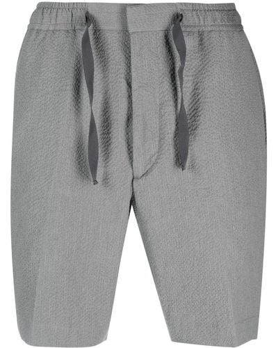 Officine Generale Pantalones cortos de deporte con cordones - Gris