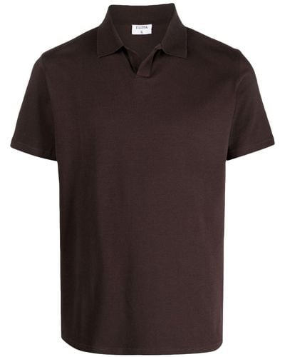 Filippa K Open-placket Polo Shirt - Black