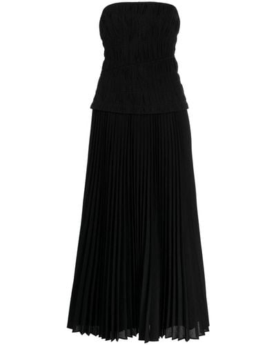Acler Bristol Strapless Midi Dress - Black