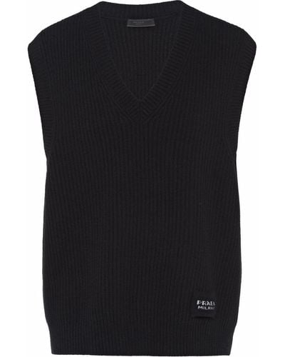Men's Prada Sleeveless sweaters | Lyst