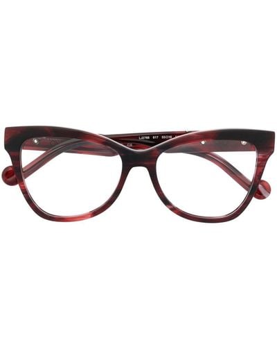 Liu Jo Gafas con montura cat eye - Marrón