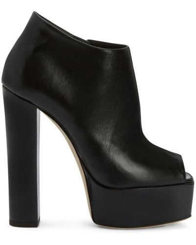 Giuseppe Zanotti Botas Judith con tacón de 120mm - Negro