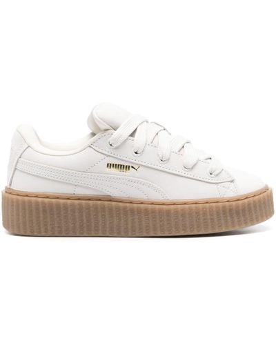 Fenty Creeper Phatty Leather Trainers - White