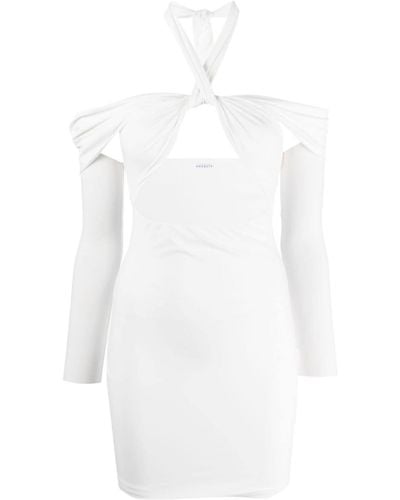 Amazuìn Romy Cut-out Detail Dress - White