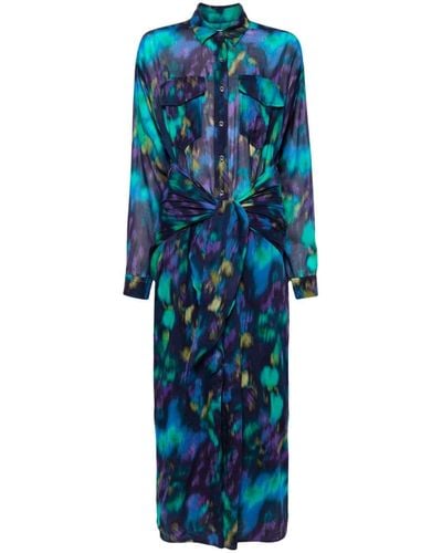 Isabel Marant Printed Dress - Blue