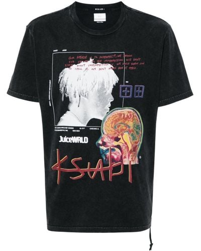 Ksubi Radiology Kash Tシャツ - ブラック