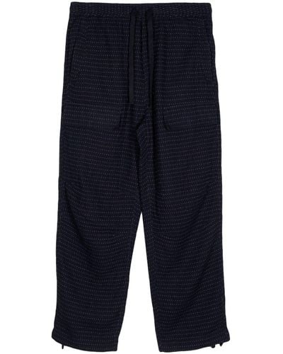 Maharishi Noragi Drop-crotch Cargo Trousers - Blue